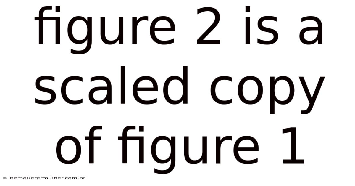 Figure 2 Is A Scaled Copy Of Figure 1